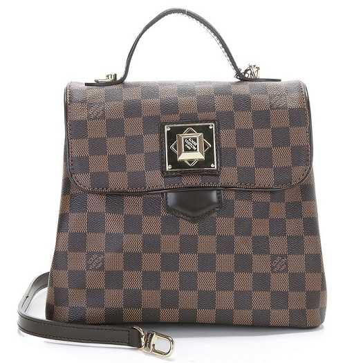 2012 Louis Vuitton Outlet Damier Canvas Bergamo Bag pm N41167