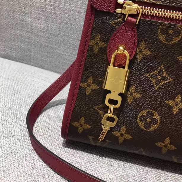 2017 Louis Vuitton Outlet original popincourt pm M43462 purple
