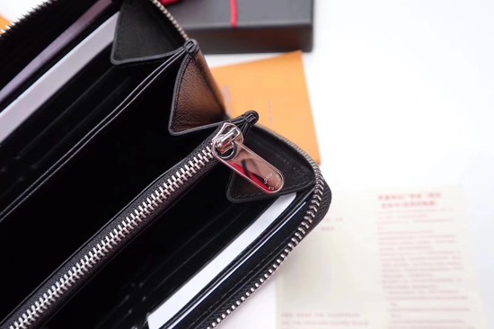 Louis Vuitton Outlet original Mahina Leather wallet 61867 black