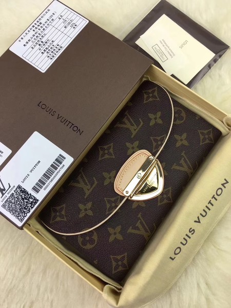 Louis Vuitton Outlet original monogram canvas wallet M60123