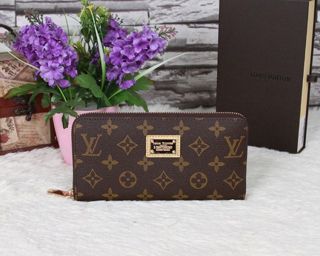 2015 Louis Vuitton Outlet wallet new model 66570 brown
