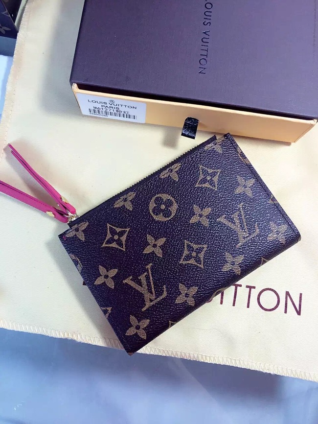 Louis Vuitton Outlet Monogram Canvas Wallet M61271 Rose