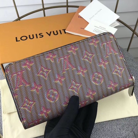 Louis Vuitton Outlet M68621 Zippy Wallet Monogram Pop Pink