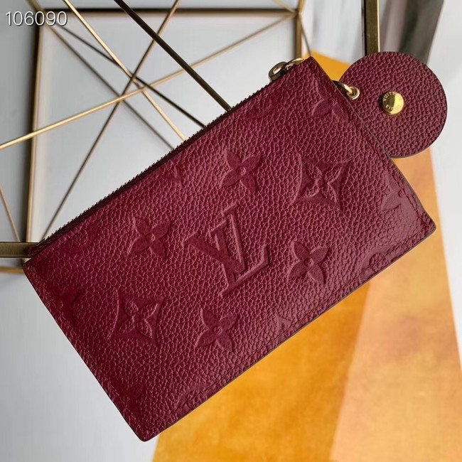 Louis Vuitton Outlet ZIPPED CARD HOLDER M68338 purplish