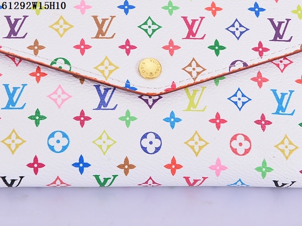 Louis Vuitton Outlet Monogram Multicolore Wallet 61292 White