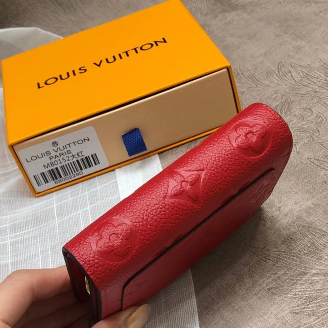 Louis Vuitton Outlet Original Monogram Empreinte CLEA WALLET M80152 red